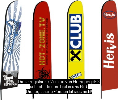 beachflag in 3 Grössen